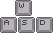 w/a/s/d keys